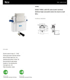 In-Wall Basic Tank L with AG Valve (under window) 820mm High Concealed Cistern for Back-to-Wall WCs | A8901212A0