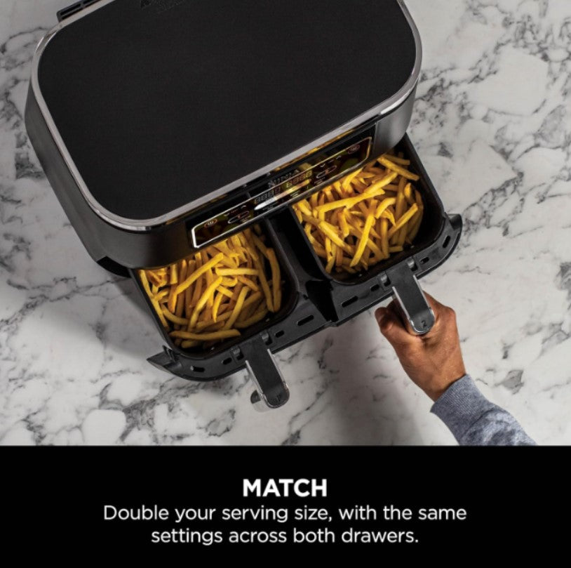 Ninja Foodi 4-in-1 Dual Zone Air Fryer 7.6L | AF200UK