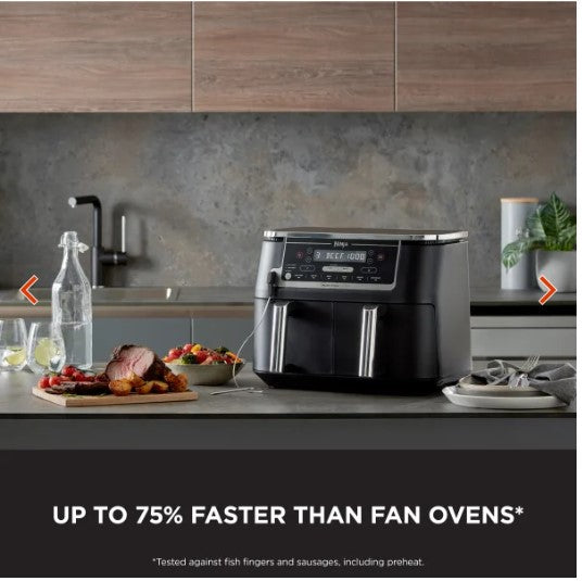 Ninja Foodi MAX Dual Zone Air Fryer with Smart Cook System | AF451UK