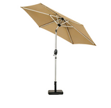 Classic 2.7M Garden Parasol Khaki | ALLGAR3003