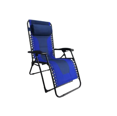 Padded Zero Gravity Chair - Navy & Blue | ALLGAR3014