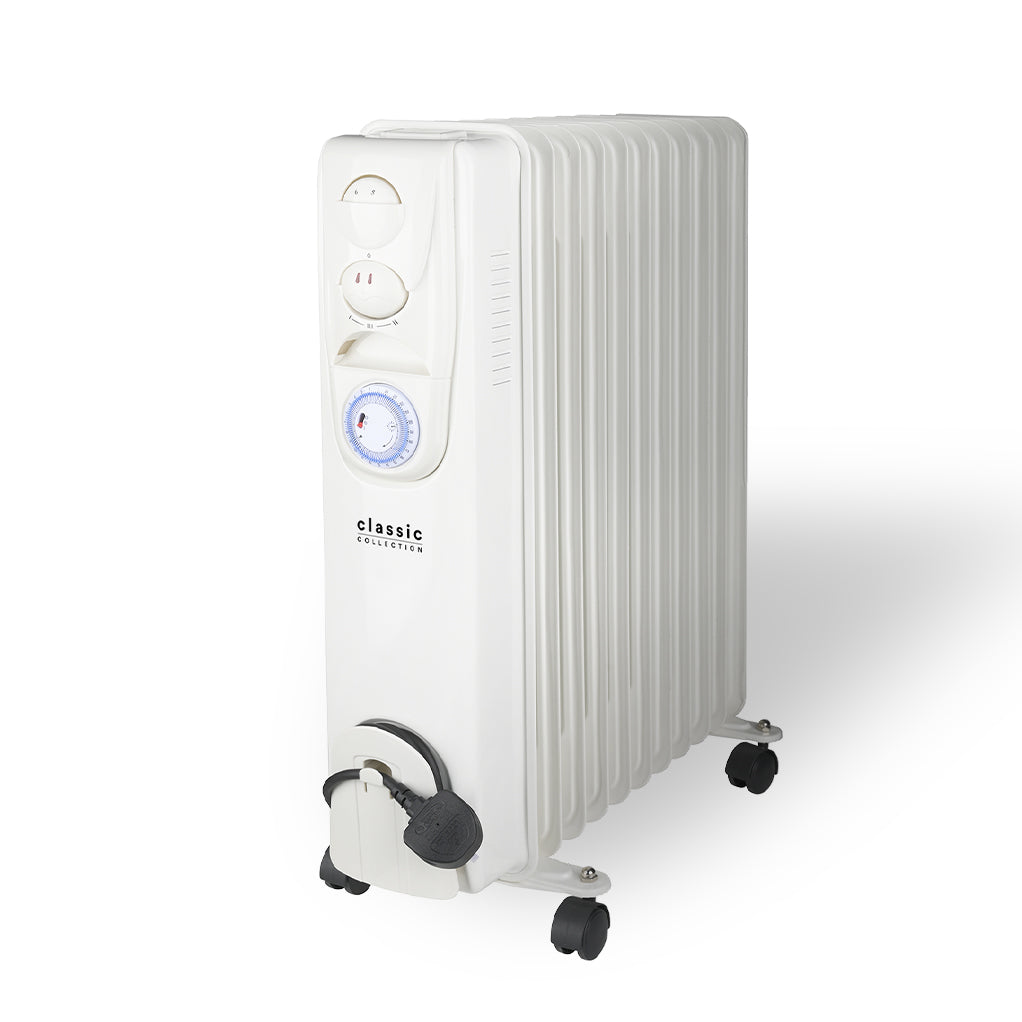 Classic Collection Premium 11 Fin Oil Rad with Timer | ALLHEA1004
