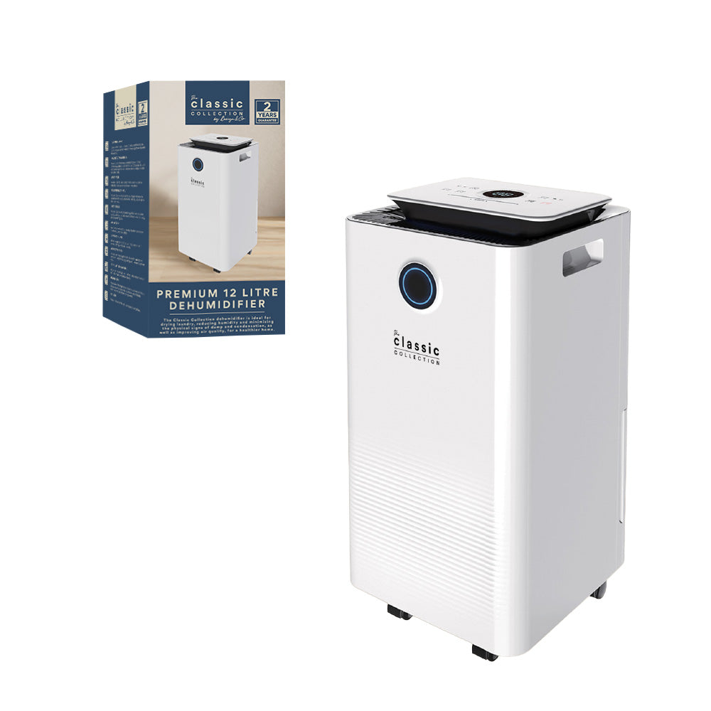 12 Litre Dehumidifier with Digital Humidity Display | ALLHEA1006