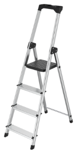 Protekk 4 Step Aluminium Ladder | ALLLAD1005