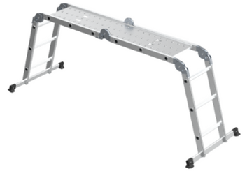 Protekk 3.5 Metre Aluminium Multipurpose Ladder with Platform | ALLLAD1013