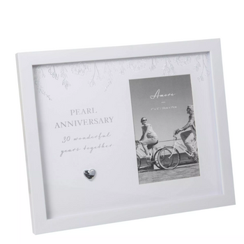 Amore Pearl Anniversary Frame 4" x 6" - 30 Years │AM11830