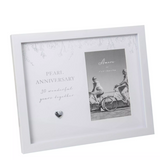 Amore Pearl Anniversary Frame 4" x 6" - 30 Years │AM11830