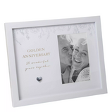 Amore Golden Anniversary Frame 4" x 6" - 50 Years │AM11850