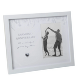 Amore Diamond Anniversary Frame 4" x 6" - 60 Years | AM11860
