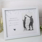 Amore Diamond Anniversary Frame 4" x 6" - 60 Years | AM11860