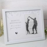Amore Diamond Anniversary Frame 4" x 6" - 60 Years | AM11860