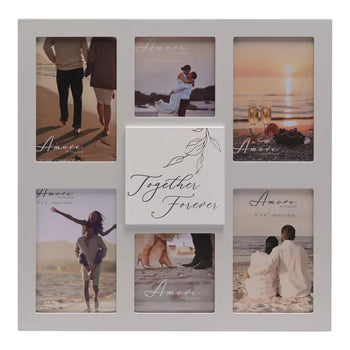Amore Multi Aperture Photo Frame 35.5cm Forever | AM232