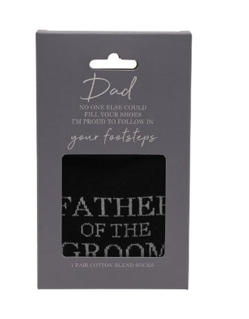 Amore Gift Boxed 'The Father of The Groom' Socks | AM252