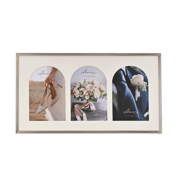 Amore Triple Photo Frame With Arch Mounts | AM265