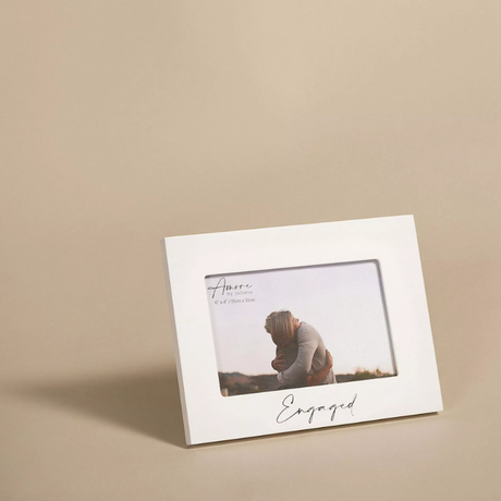 Amore White Photo Frame 6x4" - Engaged | AM280EN