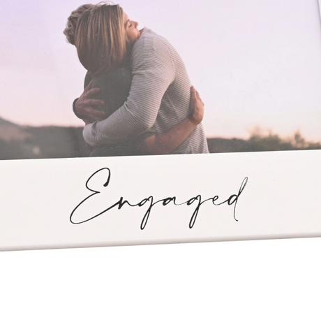 Amore White Photo Frame 6x4" - Engaged | AM280EN