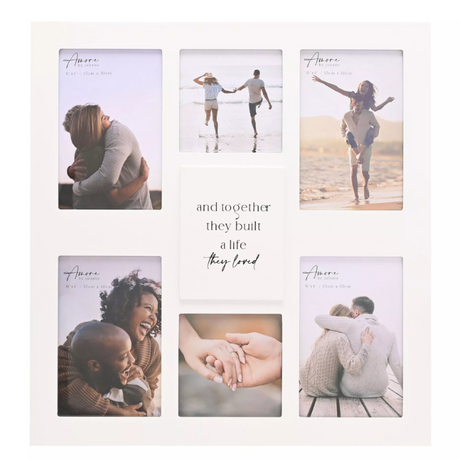 Amore Multi Aperture Photo Frame - Together | AM283