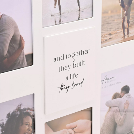 Amore Multi Aperture Photo Frame - Together | AM283