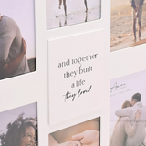 Amore Multi Aperture Photo Frame - Together | AM283