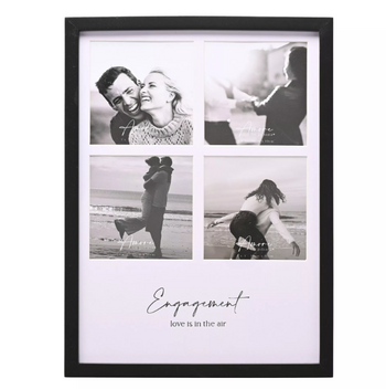Amore Black Multi Aperture Frame - Engaged | AM285
