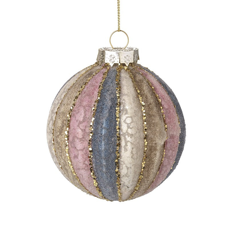 Pastel Colours Glass Bauble | APH273B