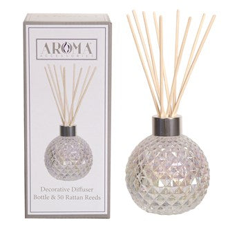 Clear Glass Reed Diffuser & 50 Rattan Reeds │AR1520CL