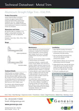 10mm Aluminium Straight Edge Trim - Gold/Brass | TTBB001