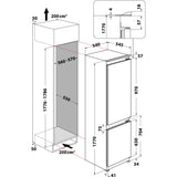 Whirlpool Integrated Fridge Freezer│ART 6550 SF1