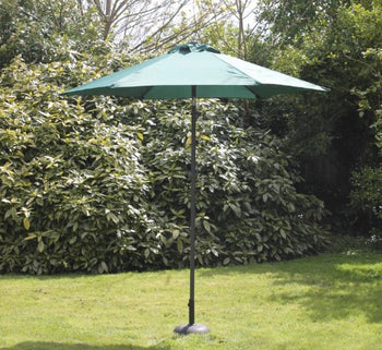 2.7m Steel Parasol with Crank Green | ASCGR269
