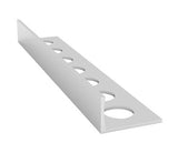 8mm Contractors Straight Edge Trim - Chrome Finish | ATCT001