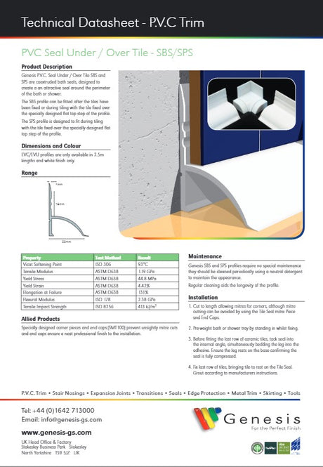 ARC Bath Seal Tileover | ATSE001