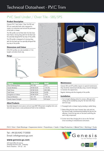 ARC Bath Seal Tileover | ATSE001