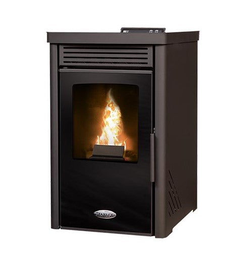 Waterford Stanley AURA 7.3kW Freestanding Pellet Stove - Graphite Grey | AUNBPS