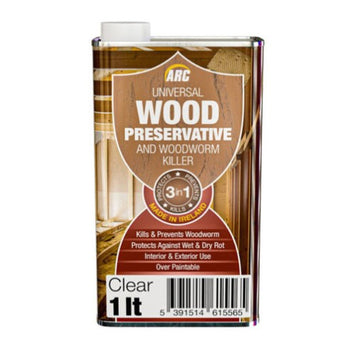 ARC Wood Preservative & Woodworm Killer 1lt - Clear | AWPW001