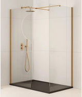 ASPECT 800mm Wetroom Panel - Brushed Gold | AWRP0800BG