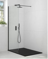 ASPECT 1400mm Wetroom Panel - Matt Black | AWRP1400MB