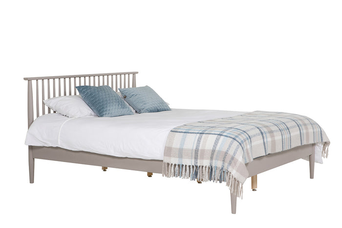 Alesta Bed Frame 4'6 Grey | ALS-404-GY