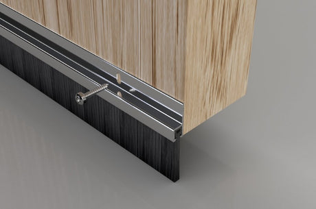 Aluminium Brush Bottom Door Seal 914mm