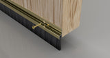 Aluminium Brush Bottom Door Seal 914mm