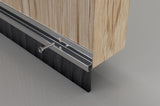 Aluminium Brush Bottom Door Seal 914mm