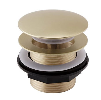Bath Clicker Waste – Brushed Brass