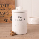 Best Of Breed Paw Prints Treat Jar - Cat | BB619C