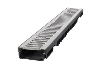 A15 Drainage Channel Stainless Slotted Grating 55mm | BBET0086