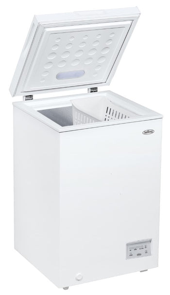 Belling 98L Chest Freezer with ‘Frost Shield’ - White | BCFE101