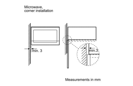 Bosch Series 4 Built-In Microwave - Stainless Steel | BFL523MS0B