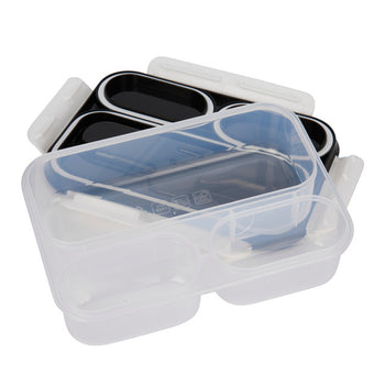 Built Apex Insulated Water Bottle and Bento Lunch Box Set Black | BLTBENTO2PCBLK