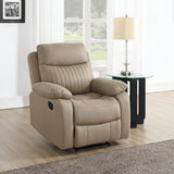 Barkley 1 Seater Manual Recliner Brown | BLY-311-BR
