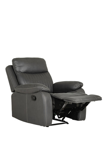 Barkley 1 Seater Manual Recliner Dark Grey | BLY-311-DKGY