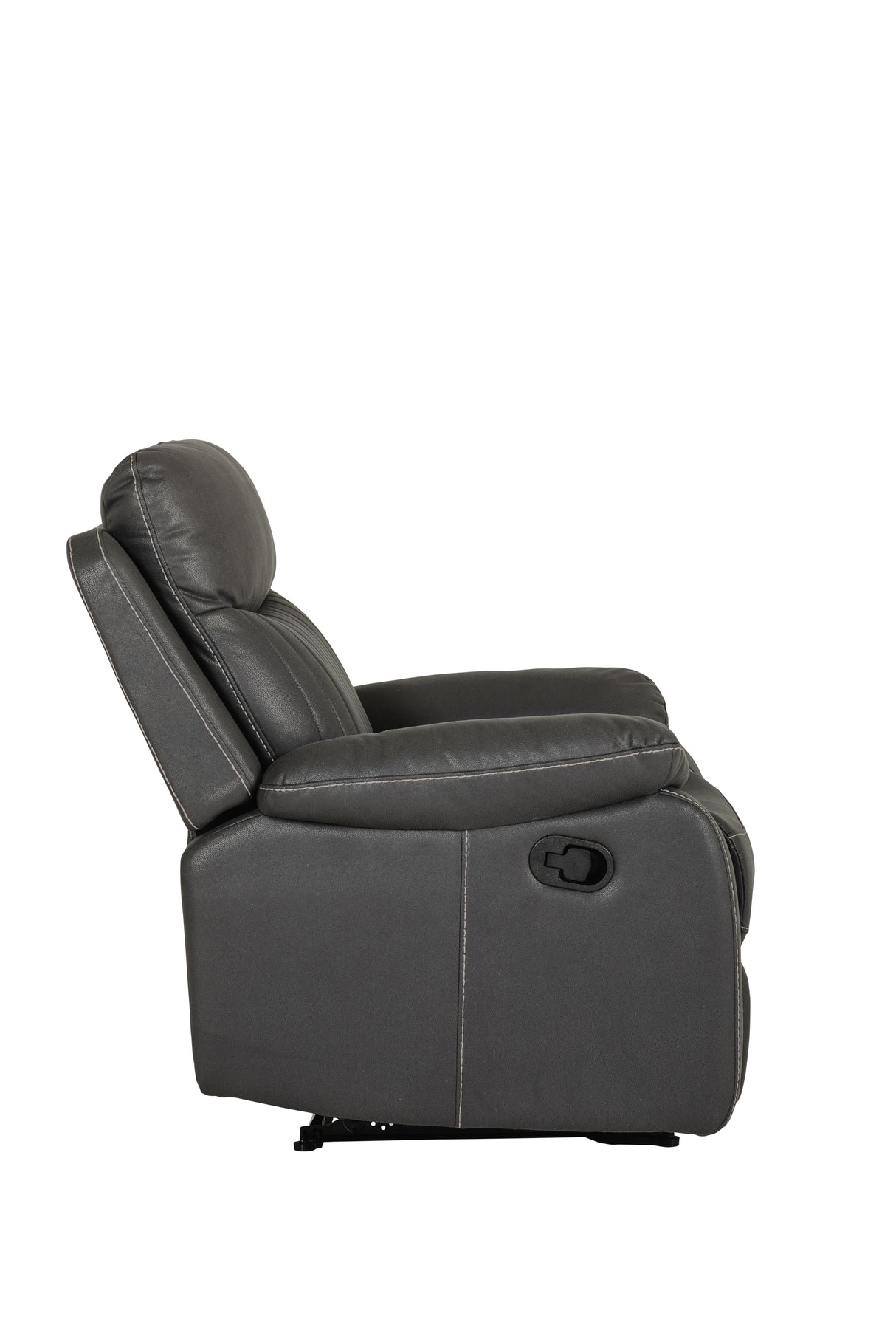 Barkley 1 Seater Manual Recliner Dark Grey | BLY-311-DKGY