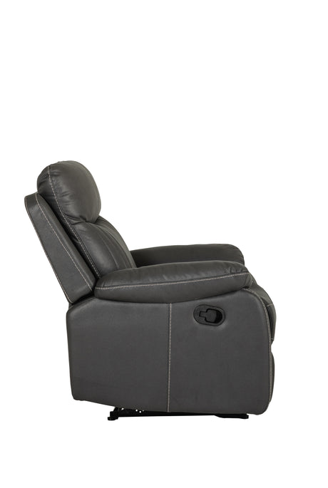 Barkley 1 Seater Manual Recliner Dark Grey | BLY-311-DKGY